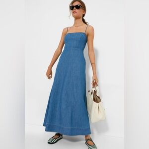 NWT Tuckernuck Chambray Rhea Maxi Dress